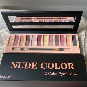 Nude Color 12-Color Eyeshadow Palette SHIMMER